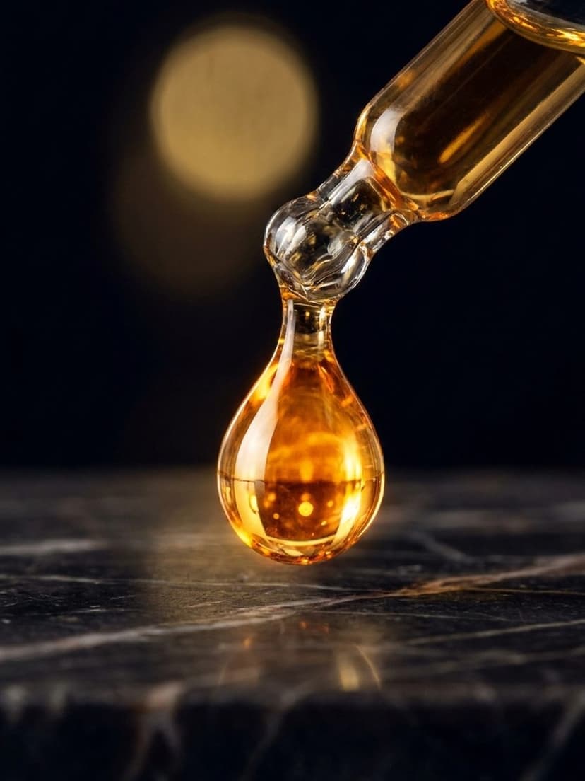قطّارة تملأ زجاجة عطر